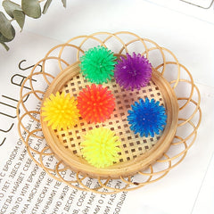 6pcs Hedgehog Ball Yoga Foot Massage Burr Plum Vent Toy