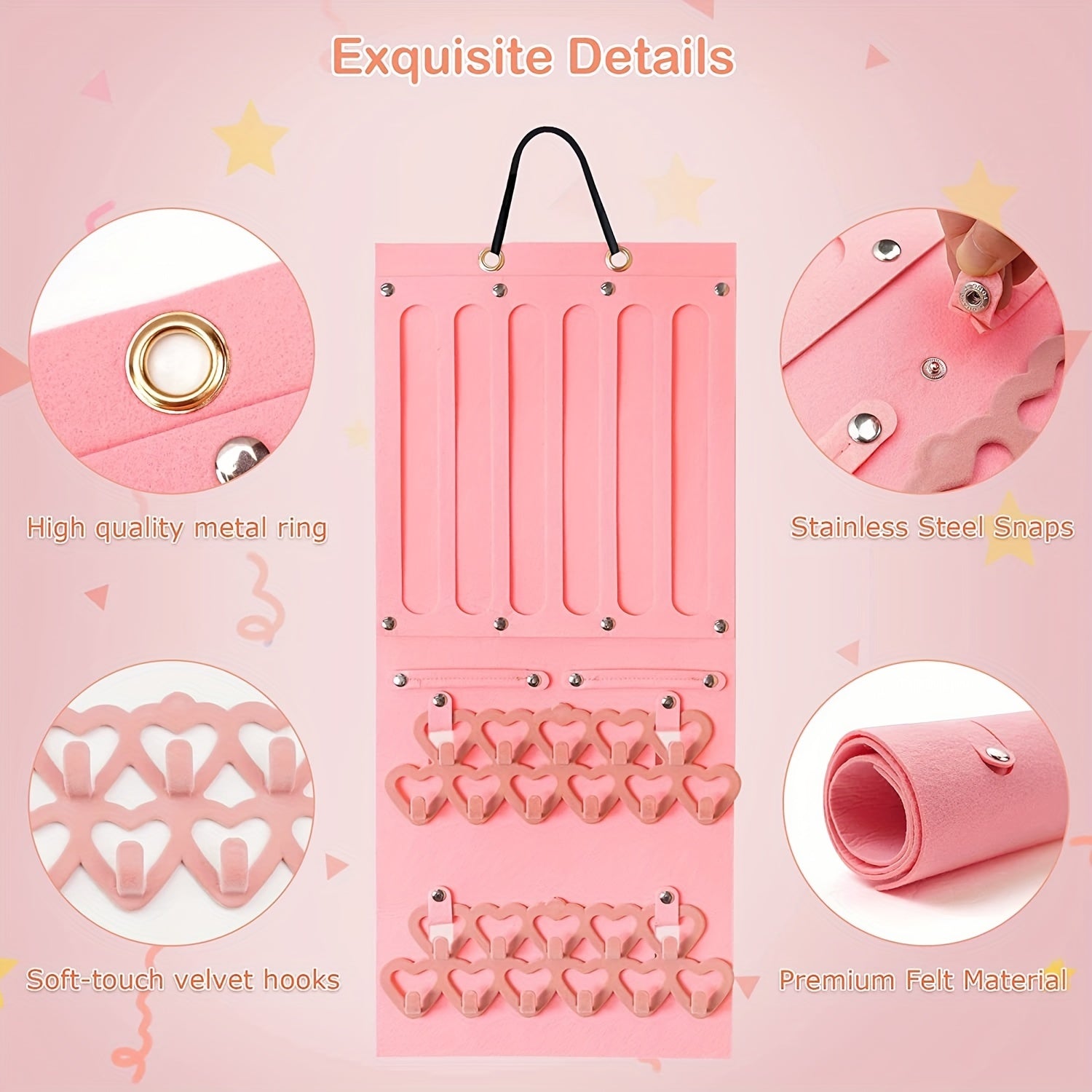 Adorable Hair Bow Holder for Girls
