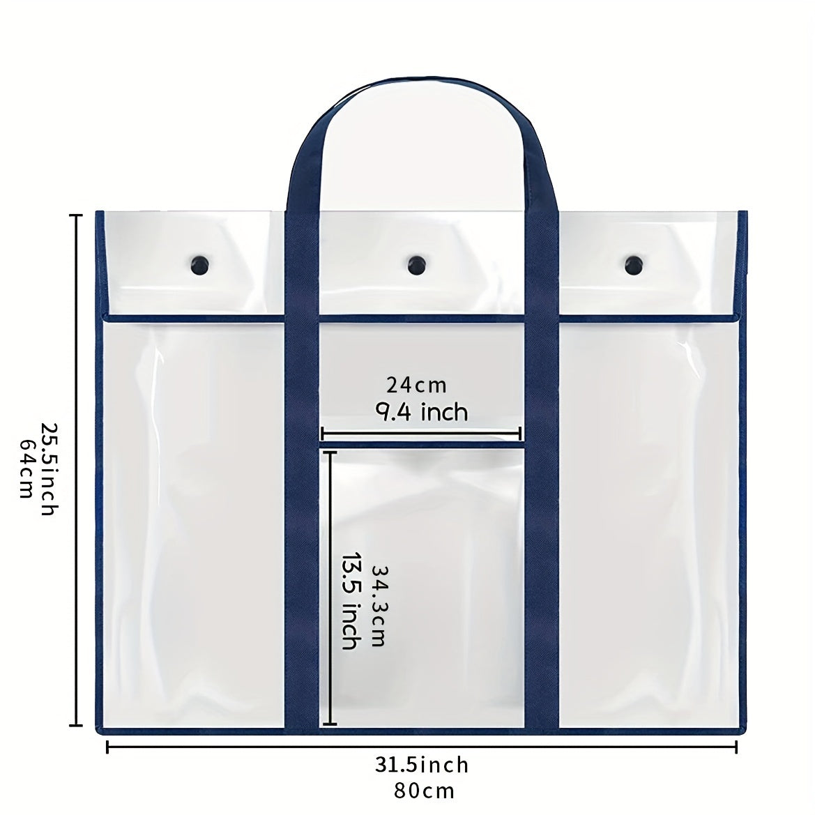 Large Poster Storage Bag for Teachers Classroom Organization