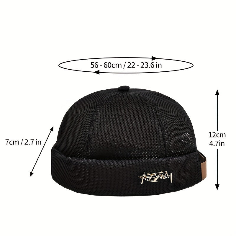 Adjustable S Breathable Vintage Brimless Beanie Hats