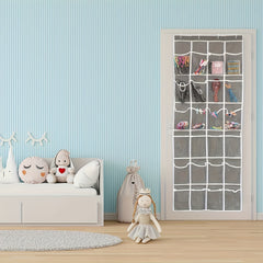 Over The Door Shoe Storage Rack with 24 Pockets Organizer