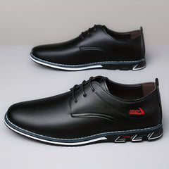 Men's Solid Comfy Lace Up Casual Shoes