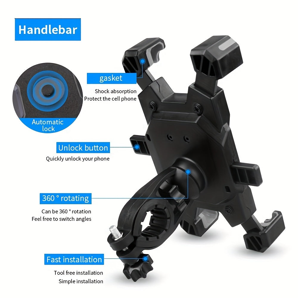 Bike Phone Mount Quick Release Holder for iPhone