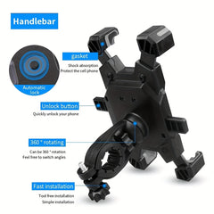 Bike Phone Mount Quick Release Holder for iPhone