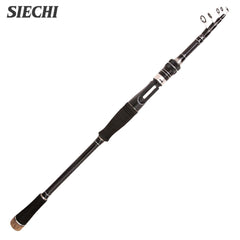 SIECHI Telescopic Carbon Fishing Rod Lightweight Spinning and Casting Rod