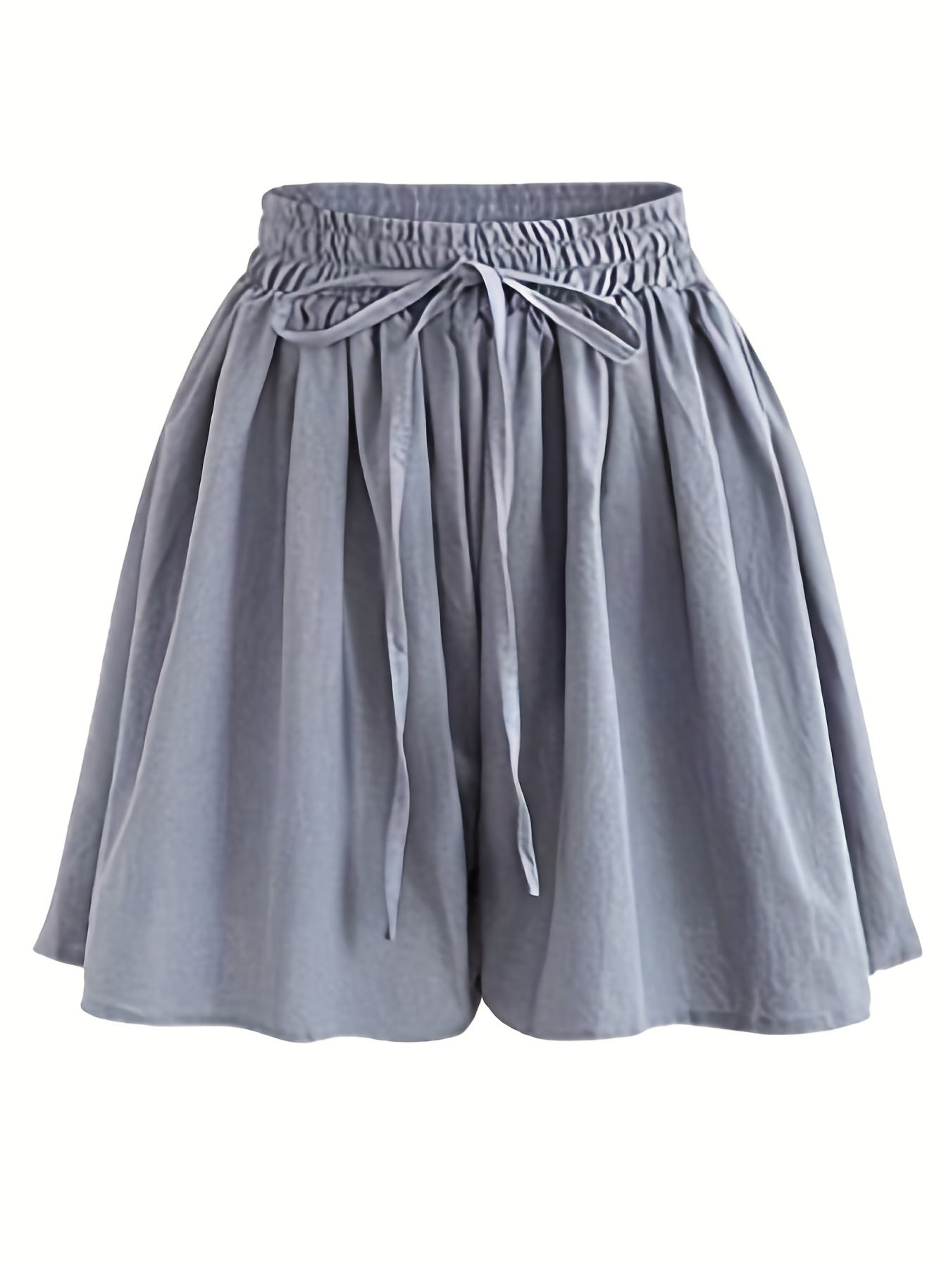 Basic Drawstring Shorts Women's Casual Stretch Shorts