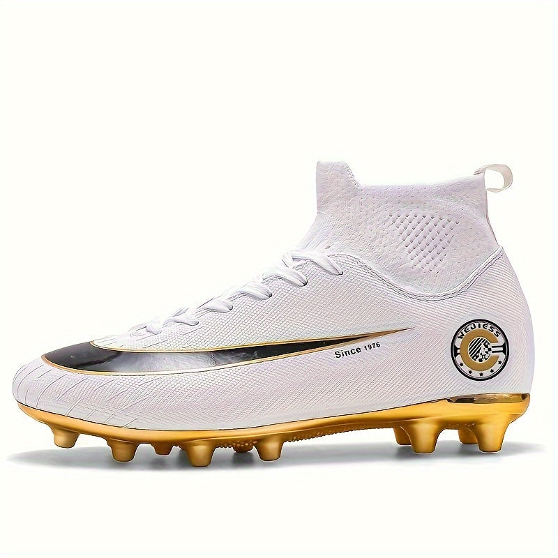 Men's High Top Non Slip Football Cleat Breathable Soccer Cleats