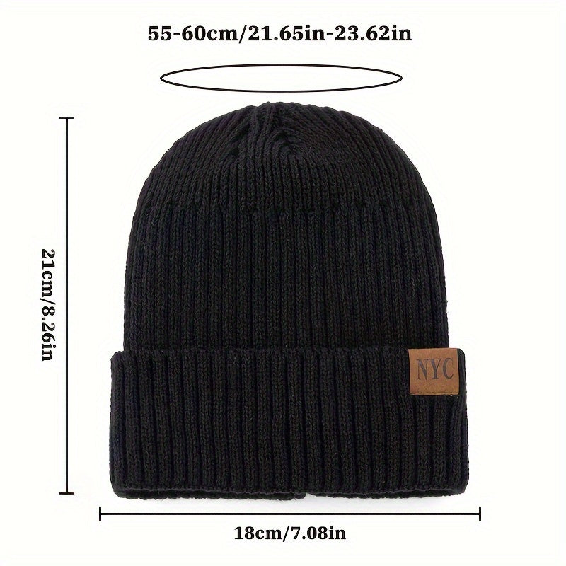 Winter Knitted Hat for Outdoor Cycling Skiing