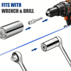 Multifunctional Wrench Socket with Connecting Rod Universal Wrench Socket