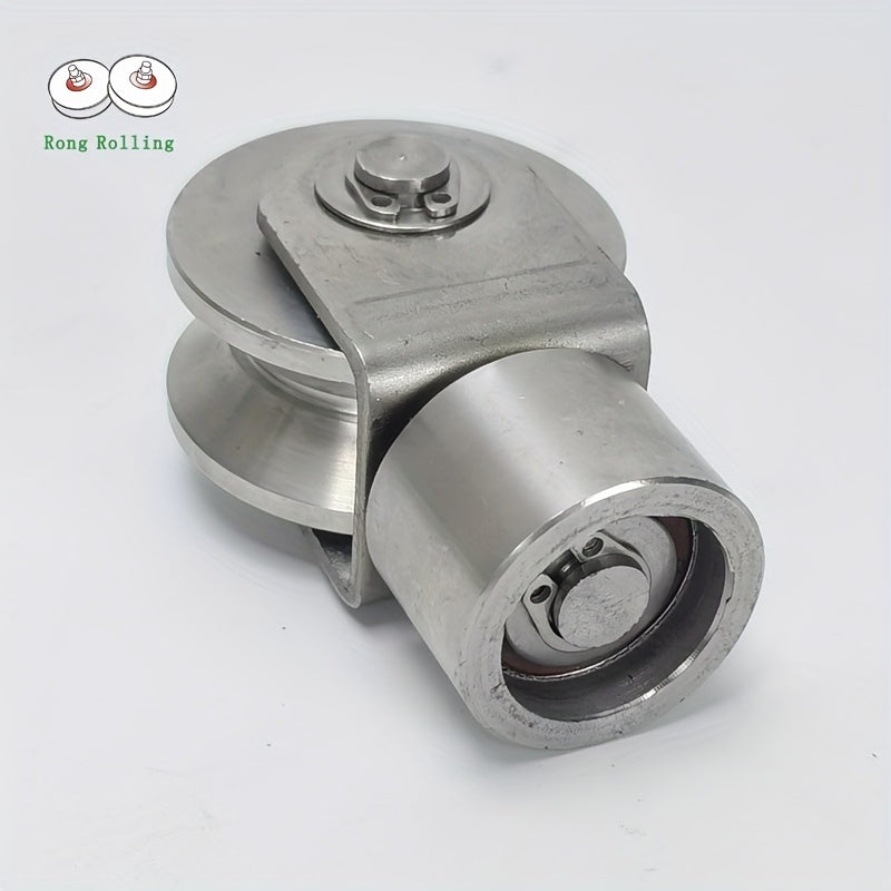 2pcs 304 Stainless Steel Sliding Gate Roller U Groove 16mm Universal Wheel