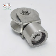 2pcs 304 Stainless Steel Sliding Gate Roller U Groove 16mm Universal Wheel