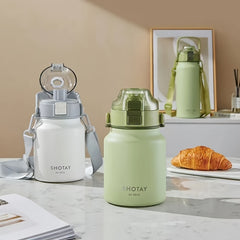 1L Outdoor Portable Large Capacity Kettle Stainless Steel Insulated Bottle