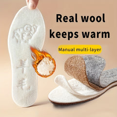 Thermal Felt Insoles Warm Heated Insoles For Winter Shoes