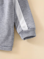 Girls Bow Sweatshirt & Crop Top Pants Set
