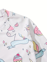 Donut & Unicorn Swimwear Set for Girls