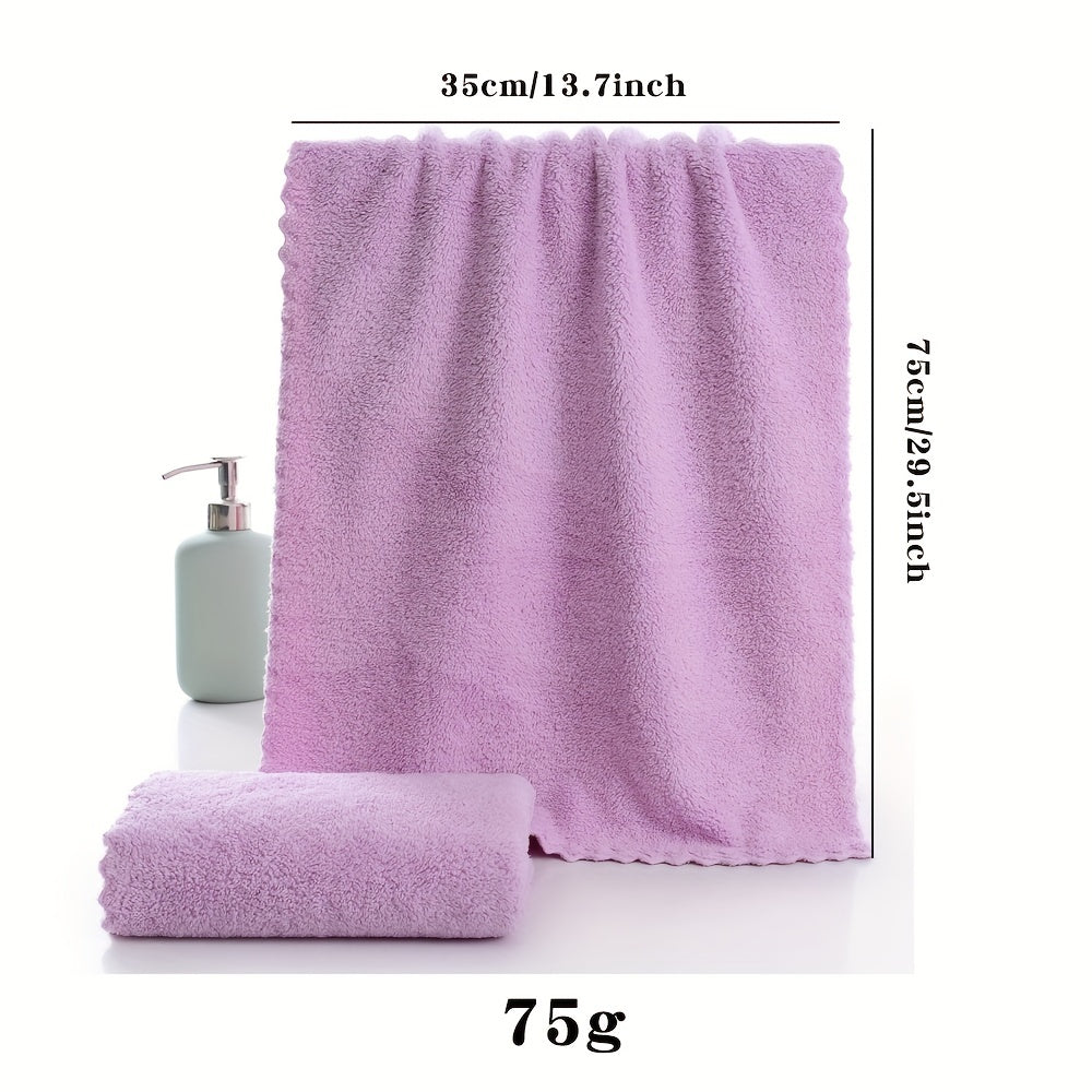 Soft Hand Towel Coral Velvet Absorbent Towel for Bathroom