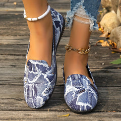 Denim Slip on Non slip Walking Shoes Women's Lightweight And Comfortable