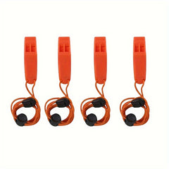 Emergency Whistles 4 Pack - Ultra Loud 120 Decibels