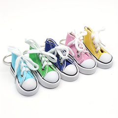 Canvas Shoes Keychain Funny Key Ring Pendant Bag Accessories