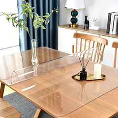 Waterproof Transparent Table Mat 1.5mm Thick PVC Soft Glass Cover