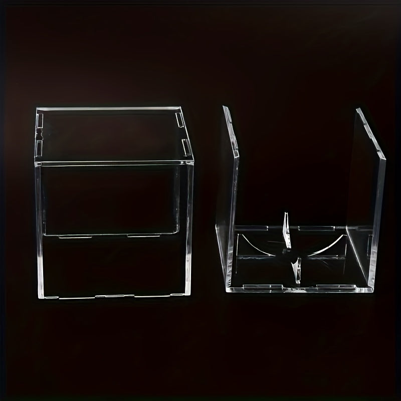 Baseball Display Box UV Resistant Acrylic Cube Baseball Holder