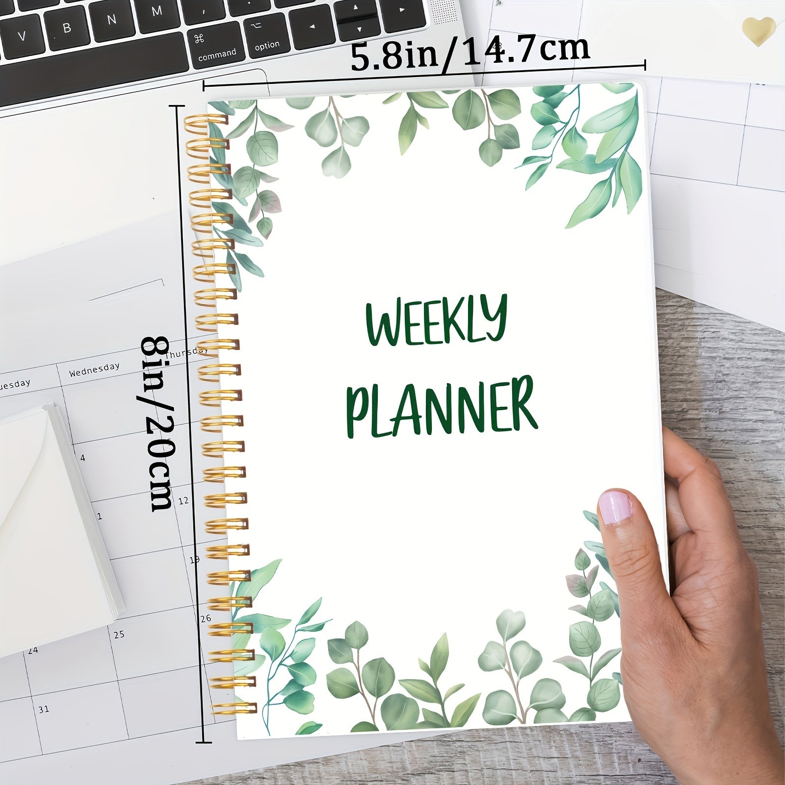 Weekly Goals Schedule Planner Checklist Notebook Organizers