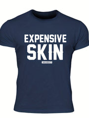Men's Skin Print T Shirt Crew Neck Tee for Summer Outings
