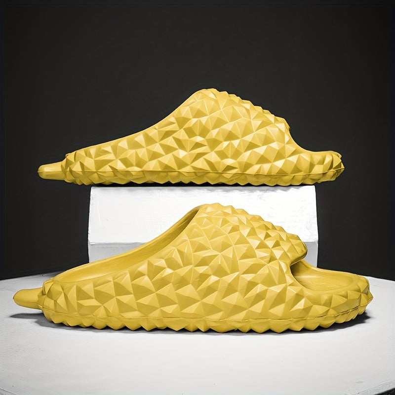 Durian Shape Slippers For Men Lightweight Open Toe Slippers