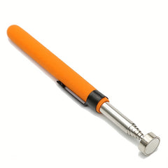 Multipurpose Magnetic Pen 8lb Orange Handle Stainless Steel Gadget Tool