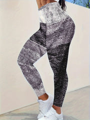 Colorblock High Rise Leggings for Women