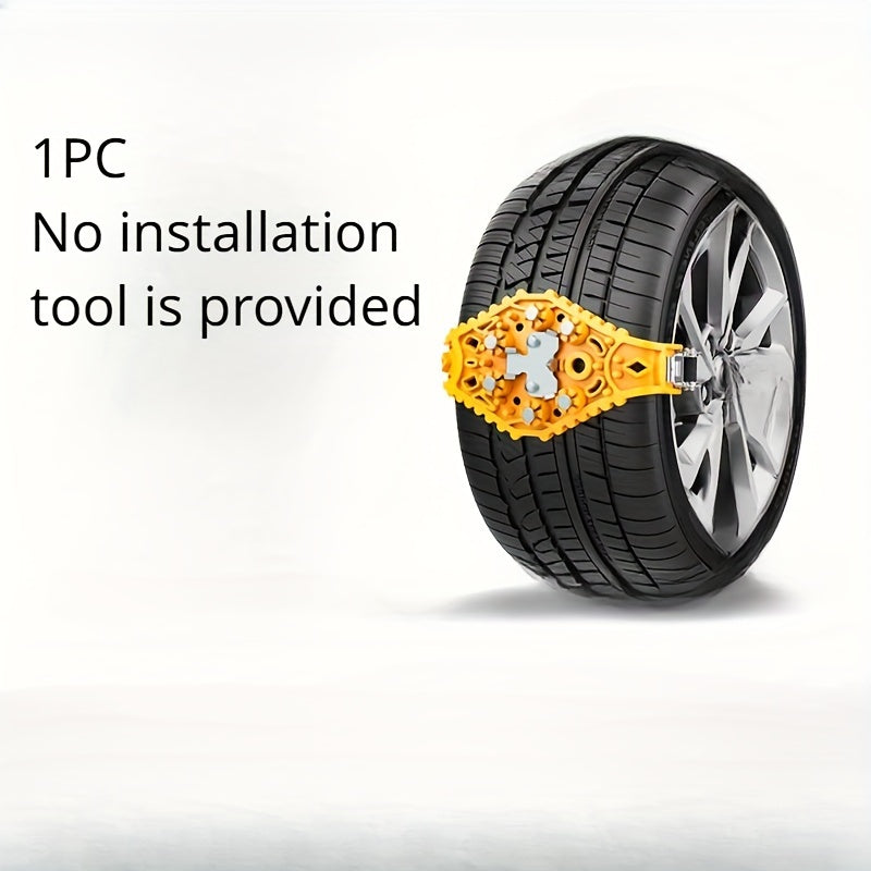 8pcs Anti-skid Snow Chain Tire Chain Emergency Plate