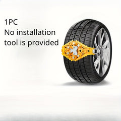 8pcs Anti-skid Snow Chain Tire Chain Emergency Plate