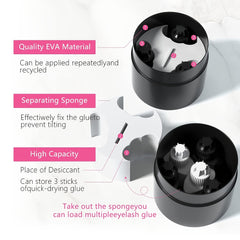 Eyelash Extension Glue Jar Storage Tank Adhesive Stand
