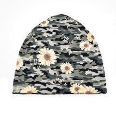 Vintage Bohemian Style Fleece Knitted Hat & Scarf Set