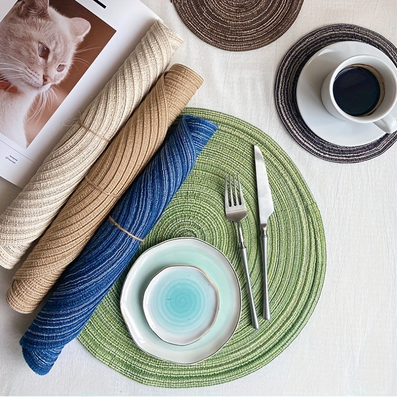 Non Slip Cotton Table Placemat for Western Dining