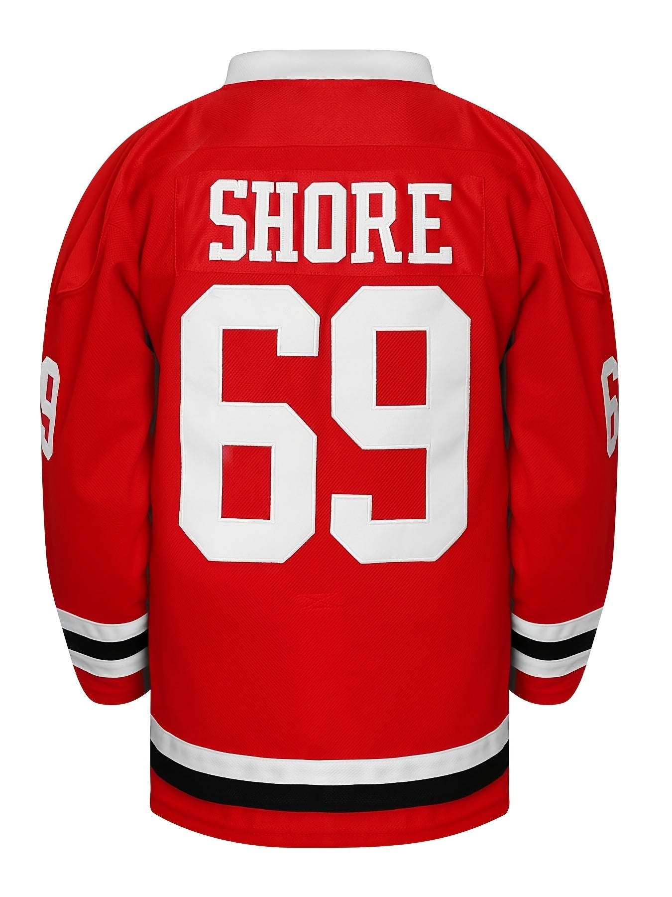 Men's Dog Pattern Hockey Jersey Long Sleeve Tee