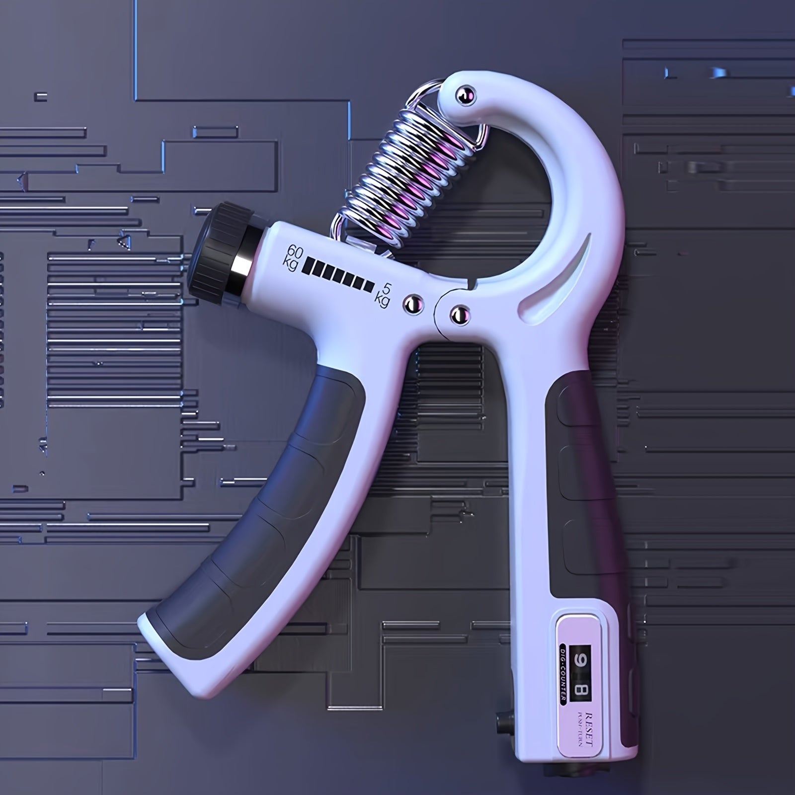 Adjustable Hand Gripper Strength Trainer with Counting