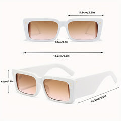 Men's Oversized Sunglasses Y2K Multicolor Fashion Glasses