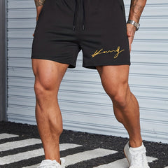 Men's Comfy Elastic Waist Drawstring Shorts