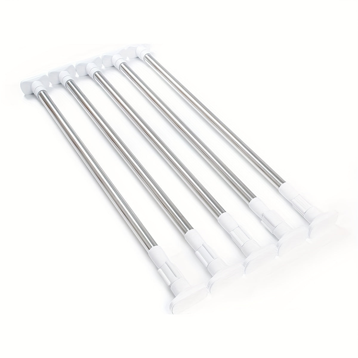 Telescopic Shower Curtain Rod Easy Installation
