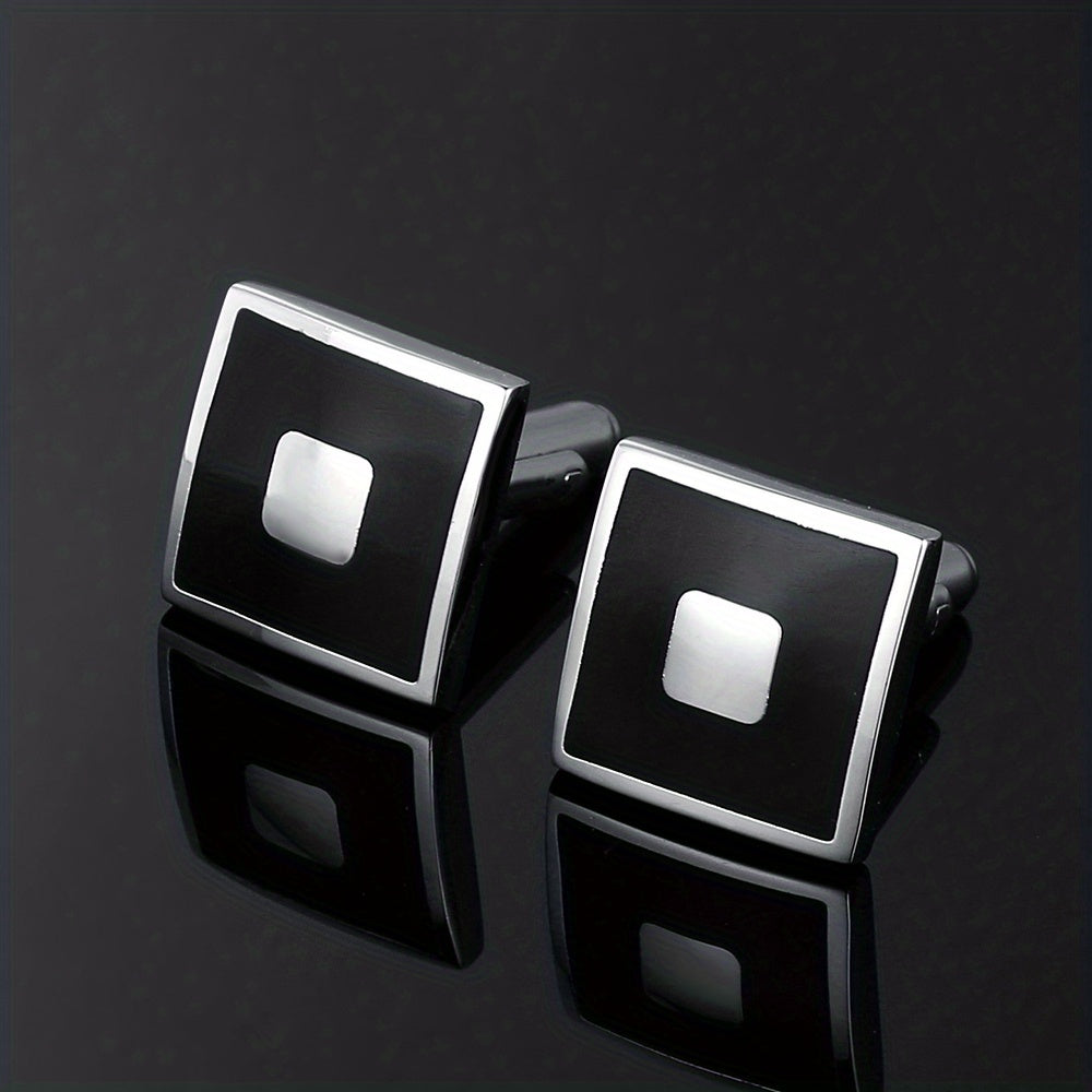 Square Drop Glue French Suit Shirt Cufflinks