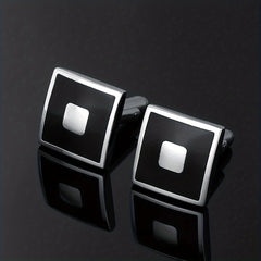 Square Drop Glue French Suit Shirt Cufflinks