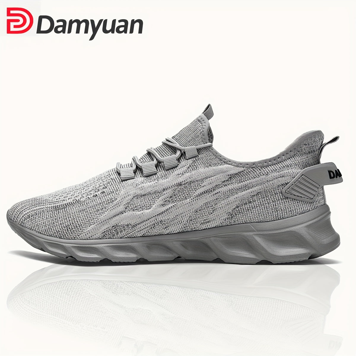 Breathable Lace Up Knitting Running Sports Shoes Casual Footwear