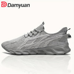 Breathable Lace Up Knitting Running Sports Shoes Casual Footwear
