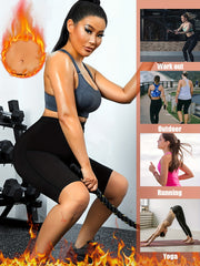 Sauna Sweat Shorts Zipper Front Yoga Running Athletic Shorts for Women