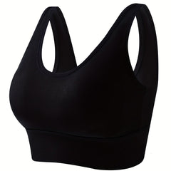 Seamless Wireless Sports Bra Breathable Running Tank Bra