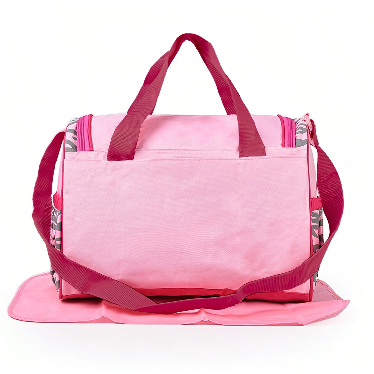 Stylish Giraffe Shoulder Bag with Animal Print Compartment