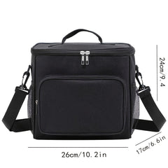 Portable Insulated Storage Bag Solid Lunch Bag