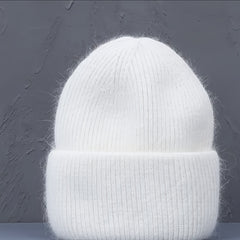 Solid Beanie Hats For Women Men Winter Knitted Warm Hats Sun Protection Hat
