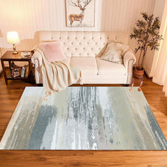 Abstract Area Rug Modern Crystal Velvet Non-slip Soft Mat Machine Washable